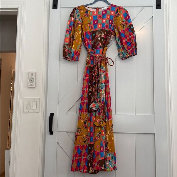 Alden Adair Clover Triple Crown Dress XS NWOT - Picture 6 of 10